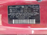 HYUNDAI VELOSTER BASE W/GRAY KMHTC6AD3DU157346 снимка