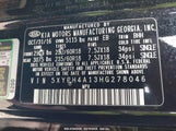 KIA SORENTO 2.0T EX 5XYPH4A13HG278046 снимка