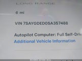 TESLA MODEL Y LONG RANGE DUAL MOTOR ALL-WHEEL DRIVE 7SAYGDED0SA357488 photo