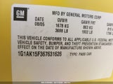CHEVROLET COBALT LS 1G1AK15F367631626 снимка