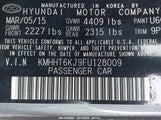 HYUNDAI GENESIS 3.8 BASE KMHHT6KJ9FU128009 снимка