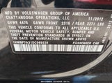 VOLKSWAGEN PASSAT 2.5L SE 1VWBP7A31DC065026 снимка