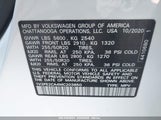 VOLKSWAGEN ATLAS CROSS SPORT 3.6L V6 SE W/TECHNOLOGY R-LINE 1V2PE2CA4MC203850 снимка