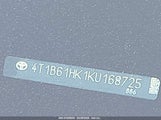 TOYOTA CAMRY XSE 4T1B61HK1KU168725 fotografie