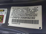 HONDA CIVIC LX 2HGFG126X8H562302 снимка