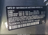 BMW X3 XDRIVE28I 5UXWX9C52E0D35674 снимка