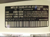 MERCEDES-BENZ E 250 BLUETEC WDDHF0EB4FB098397 снимка