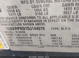 GMC ACADIA SLE-2 1GKKRPKD7DJ144978 снимка