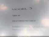 TESLA MODEL 3 LONG RANGE DUAL MOTOR ALL-WHEEL DRIVE/REAR-WHEEL DRIVE 5YJ3E1EA7RF739631 photo