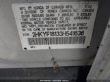 HONDA PILOT LX 2HKYF18133H541636 снимка