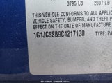 CHEVROLET SONIC 2LT 1G1JC5SB9C4217138 снимка