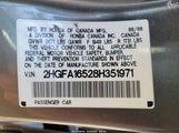 HONDA CIVIC LX 2HGFA16528H351971 снимка