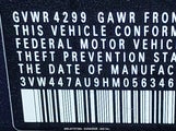 VOLKSWAGEN GOLF GTI AUTOBAHN 4-DOOR/S 4-DOOR/SE 4-DOOR/SPORT 4-DOOR 3VW447AU9HM056346 снимка