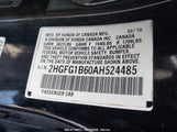 HONDA CIVIC LX 2HGFG1B60AH524485 снимка