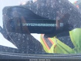 HONDA PILOT EX-L 5FNYG2H46RB009981 снимка