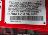 HONDA CIVIC SI 2HGFA55517H713697 снимка