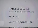 TESLA MODEL 3 STANDARD RANGE PLUS REAR-WHEEL DRIVE 5YJ3E1EA7MF021196 снимка