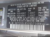 HYUNDAI SANTA FE SPORT 2.4L 5XYZU3LB5JG571084 fotografie