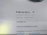 TESLA MODEL Y LONG RANGE DUAL MOTOR ALL-WHEEL DRIVE 5YJYGAEE1MF207948 снимка