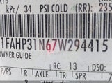 FORD FOCUS S/SE/SES 1FAHP31N67W294415 снимка