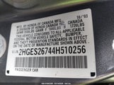 HONDA CIVIC EX 2HGES26744H510256 снимка
