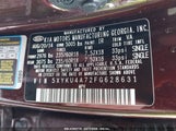 KIA SORENTO EX V6 5XYKU4A72FG628631 photo