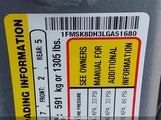 FORD EXPLORER XLT 1FMSK8DH3LGA51680 снимка