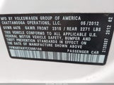 VOLKSWAGEN PASSAT 2.5L S 1VWAH7A37CC095106 снимка