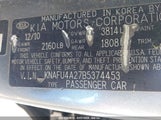 KIA FORTE EX KNAFU4A27B5374453 снимка
