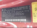 BMW 128I WBAUP73598VF08320 снимка