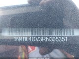 NISSAN ALTIMA SV FWD 1N4BL4DV3RN305351 снимка