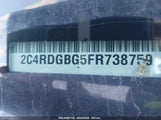 DODGE GRAND CARAVAN AMERICAN VALUE PKG 2C4RDGBG5FR738759 снимка