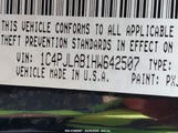 JEEP CHEROKEE ALTITUDE FWD 1C4PJLAB1HW642507 photo