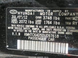 HYUNDAI VELOSTER BASE W/GRAY KMHTC6AD5DU097618 снимка