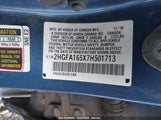 HONDA CIVIC LX 2HGFA165X7H501713 снимка