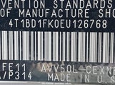 TOYOTA CAMRY HYBRID LE 4T1BD1FK0EU126768 снимка
