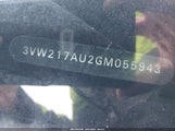 VOLKSWAGEN GOLF TSI S 4-DOOR/TSI SE 4-DOOR/TSI SEL 4-DOOR 3VW217AU2GM055943 photo