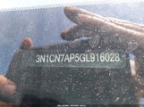 NISSAN VERSA 1.6 SV 3N1CN7AP5GL916028 снимка