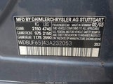 MERCEDES-BENZ E 320 WDBUF65J43A232053 снимка