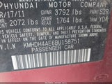 HYUNDAI ELANTRA GLS (ULSAN PLANT) KMHDH4AE6BU158751 fotografie