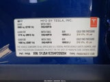 TESLA MODEL S 100D/60D/75D/90D/P100D 5YJSA1E25HF209284 снимка