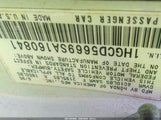 HONDA ACCORD EX 1HGCD5669SA160841 снимка