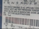 FORD RANGER SPORT/STX/XL/XLT 1FTYR14U57PA51006 снимка