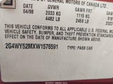 Buick Century Limited 2G4WY52MXW1576591 снимка