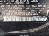 VOLKSWAGEN PASSAT 2.5L SE 1VWBH7A37CC065205 снимка