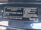 SAAB 9-3 AERO YS3FH71U866110676 снимка