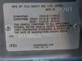 SUBARU IMPREZA 2.5I JF1GD61677H525275 снимка
