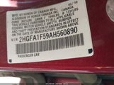 HONDA CIVIC LX 2HGFA1F59AH560890 снимка