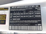 MERCEDES-BENZ ML 350 4MATIC 4JGDA5HB9DA259471 снимка