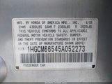 HONDA ACCORD 3.0 EX 1HGCM66545A052273 photo